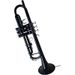 Brass Instrument Trumpet For Beginners Graded Black Color B-flat Band Performance_desvips.com