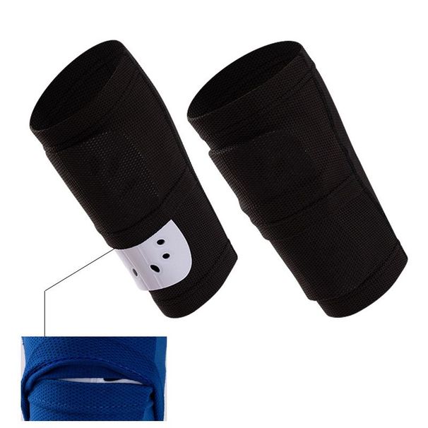 Soccer Socks Shin Guard Fixed Men And Women With Inner Pockets, Double Layer Inserts For Calf Protection, Full Covered_desvips.com