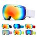 Spherical Ski Goggles With Double-Layer Anti-Fog Lens, HD Wide Vision For Outdoor Snow Sports, Windproof Protective Eyewear, Compatible With Glasses_desvips.com