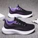 New Summer Women's Sports Casual Versatile Fashion Soft Sole High Elastic Mesh Lightweight Running Shoes_desvips.com