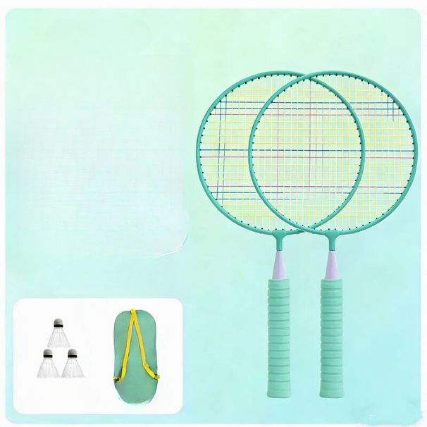 Children's Racket For Ages 2-6, Ultra-Light Short Handle, Parent-Child Beginner, Baby, Kindergarten Kids Badminton_desvips.com