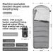 Machine Washable Cotton Envelope Four Seasons Outdoor Camping Travel Splicable Sleeping Bag Hotel Dirt-Proof_desvips.com