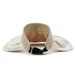 for Women, Summer Versatile UV Protection Shell Hat, Wide Brim Face-Shielding Open Top Sunshade Straw Sun Fisherman Hat_desvips.com