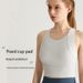 High-Impact Yoga Tank Top: Integrated Cup Shockproof Sports Bra With Removable Pads – Beautiful Back Design For Gym & Fitness_desvips.com