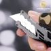 Portable EDC Utility SK5 Paper Cutter Multi-Functional Box Opener Stainless Steel Keychain Knife Outdoor Tool Supplies_desvips.com