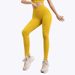 PeakGo New European And American Back V Bare Sensation Yoga For Women Ins High Waist Lift Peach Hip Chrysanthemum Sports_desvips.com