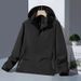 6266 For Spring Autumn, Men's Autumn And Winter Solid Color Windbreaker, Outdoor Long-sleeve Hooded Casual Sports_desvips.com