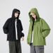 American Style Men's Spring Autumn 2025 Mountain Series Outdoor Casual Hiking Loose Workwear Hooded Jacket_desvips.com