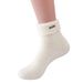 Women's Slippers Winter Home Fleece Plush Warm Maternity Ski Sailor Sleep Socks_desvips.com