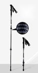 Outdoor 3K Carbon Folding Anti-Slip Walking Trekking One-Piece Dropshipping Telescopic Hiking Stick_desvips.com