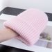 Warm Rabbit Fur Knitted Hat For Women, Double Layer Thickened Wool Ear Protection Soft And Cozy Head Wrap Casual Cold_desvips.com