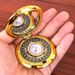 New Small Feng Shui Portable Convenient Eight Trigrams Round High Precision Comprehensive Compass Religious Supplies_desvips.com