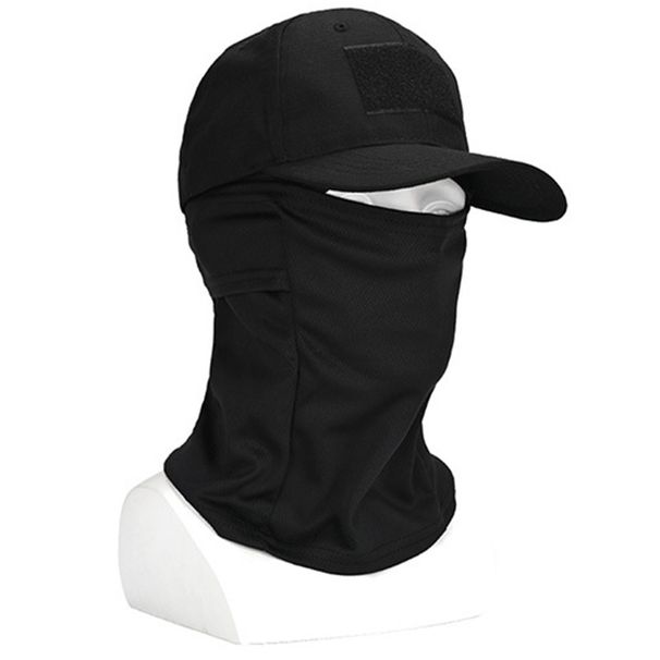Cross-Border Camouflage Baseball Cap Face Mask Set Outdoor Hiking Fishing Sun Protection Breathable Quick-Dry Visor Hat_desvips.com