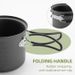 Qunature Ultralight Camping Pot 1.1L Collapsible Cup Cooking Pot Soup_desvips.com