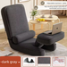 Multifunctional Lazy Sofa Tatami Ergonomic Folding Bedroom Balcony Style Backrest Chair_desvips.com