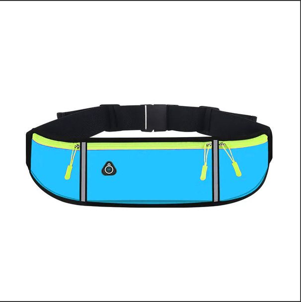 Minimalist 3-Pocket Waist Pack – Lightweight & Breathable Nylon Belt Bag For Running, Hiking & Travel (Waterproof, Unisex, Multiple Colors)_desvips.com