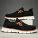 Mens Spring Autumn Casual Mesh Breathable Brogue Flat Lightweight Outdoor Sneakers Driving Walking Shoes 250228_desvips.com