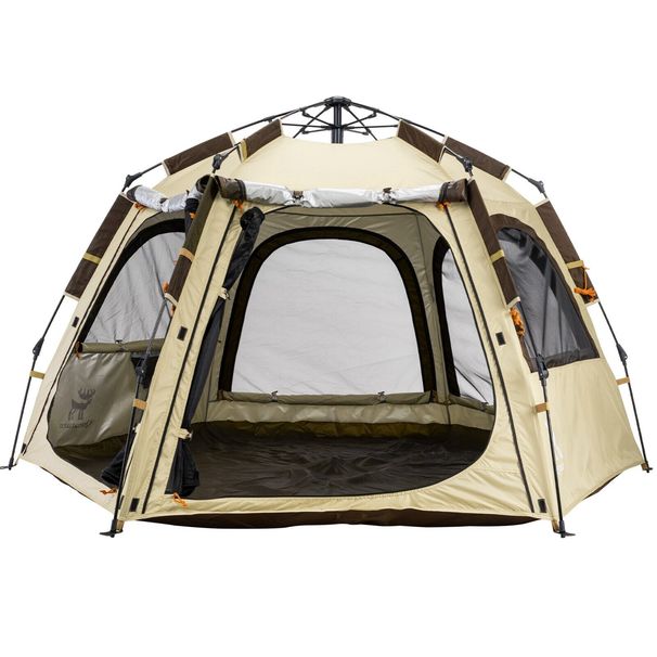 Qunature Camping Tent 2-4 Persons Pop-Up Tent Dome Tent Camping Tent Waterproof_desvips.com