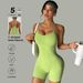 Women's Yoga Bodysuit Padded Chest Cross Strap Body Shaping Fitness Sports Training Beautiful Back Design_desvips.com