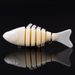 10cm Fishing Plastic Hard 7 Section Multi-section Fish Embryo Lure Body Bait HS001_desvips.com