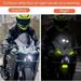Motorcycle Fluorescent Warning Reflective Sticker Car Bicycle Helmet Safety Sign Warning Strip 42p_desvips.com
