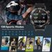 MEVADEN Steel 1.39 Inch Men Luxury Smart Watch Bluetooth Call Sport Fitness Tracker Health Monitor Smartwatch For Male_desvips.com