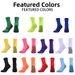 Towel Bottomed Soccer Socks 5121 mid Calf Adhesive Dots Non-Slip Friction Resistant Breathable Sports Training Competition Socks for Men And Women_desvips.com