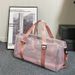 Large Capacity Transparent Duffel Jelly Lightweight Shoulder Handbag Travel Bag Sports Swimming Yoga Fitness_desvips.com