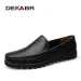 DEKABR Genuine Leather Black Brown New Flat Shoes Classic Hand Sewing Men Quality Flats Atos Hombres Big Size 37-48 D580_desvips.com