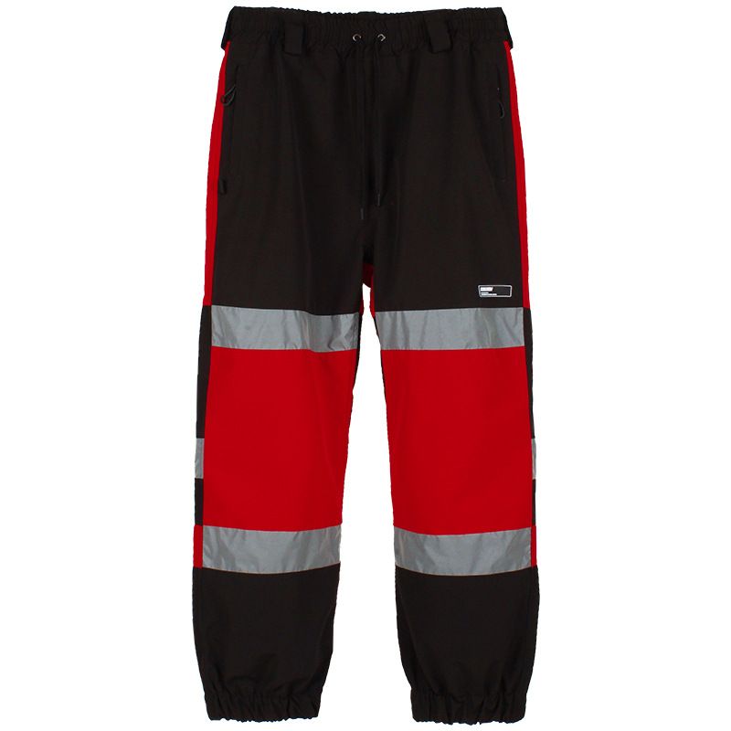 001 Gsousnow Luminous Color Block Snow Unisex 2021 Waterproof Warm Snowboard Pants_desvips.com