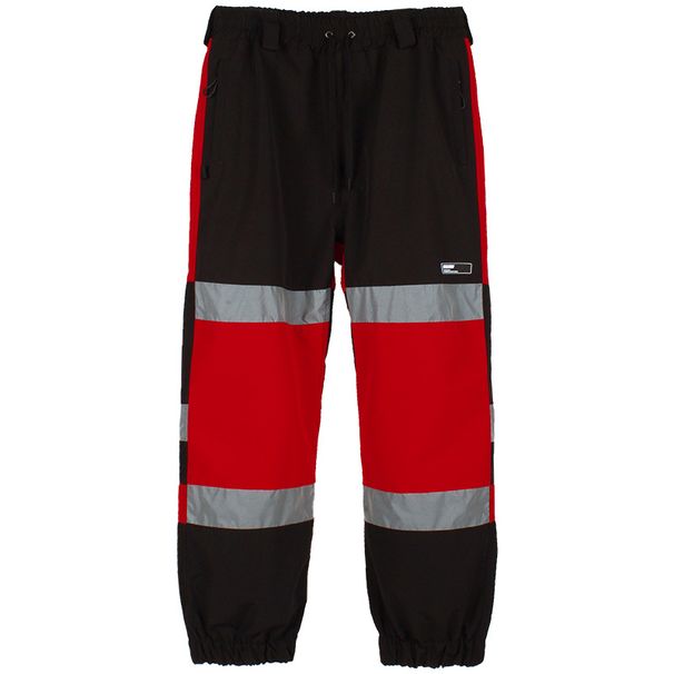 001 Gsousnow Luminous Color Block Snow Unisex 2021 Waterproof Warm Snowboard Pants_desvips.com