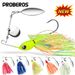 Bearded Man Anti-Hook Bottom Lure 10G 14G Tassel Sequin Lifelike Bait Spinnerbait_desvips.com