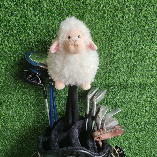 Sheep Golf Club Cover No. 1 Wooden Hat Cover Head Chicken Leg Protective Cover Push Club Cover Golf Supplies_desvips.com