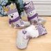 001 New Christmas Decorations Purple Santa Claus Creative Decorative Socks Holiday Gift Bag_desvips.com