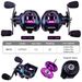 Lure 7.2:1 Chameleon Colorful Sea Water Drop Metal Line Cup 4+1 Shaft Fishing Reel_desvips.com