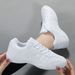 SG03 Teen Girls Leather Cheer Lightweight Aerobics Sneakers Women Casual Athletic Shoes For Fitness Workout Sports_desvips.com