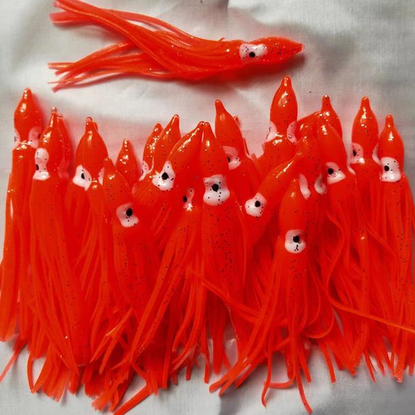 MR OCTOPUS 60pcs 15cm Fishing Lure.soft Lure , Octopus Lure, Squid Jigs, .FISHING SKIRTS .glow Lures Accessory_desvips.com