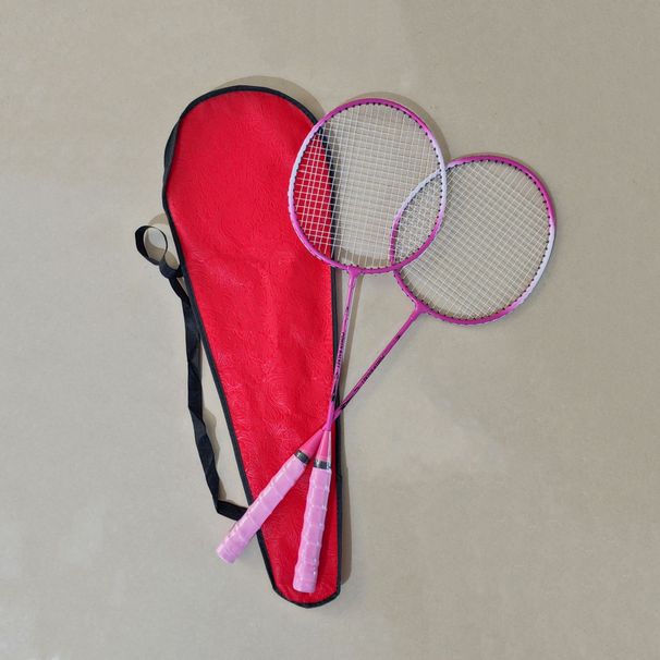 Badminton Racket Factory Production Beginner Children Adult Set Iron Alloy One Piece Dropshipping Wholesale Ultra-light_desvips.com