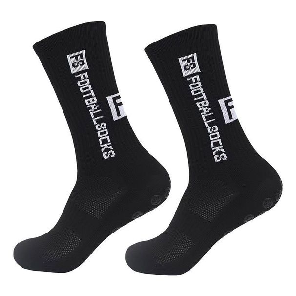 2021 New Silicone Suction Cup Anti-Slip Towel Thickened Training Mid-Calf Socks For Football Games_desvips.com