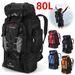 80L Waterproof Hiking Camping Trekking Rucksack Large Capacity Travel Backpack Men Outdoor Sport Mountaineering Bag_desvips.com