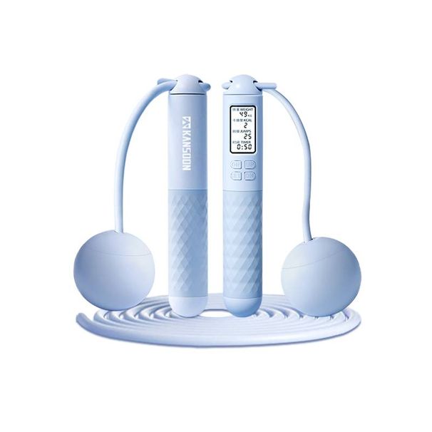 Kayso Multi-functional Counting Big Ball Rope Skipping With Cordless And Corded Versions KJ28 Blue_desvips.com