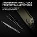 Kizer Drop Bear Fixed Blade Knife With 2.57 Inch D2 Steel Blade For EDC And Hunting_desvips.com