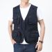 Men's Outdoor Casual Summer Thin Fishing Professional Photography Multifunctional Vest, Genuine Product_desvips.com