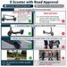 SUNNIGOO N5 35km Range Electric Scooter ABE Street Legal 350W Motor 10" Tires 36V 7.5Ah Battery Up To 35km Range Dual Brakes 15.4kg Foldable Commuter_desvips.com