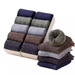 Winter Fleece Thickened Warm Terry Socks Vintage Men's Parallel Towel Socks Mid-floor Socks Cotton Socks_desvips.com