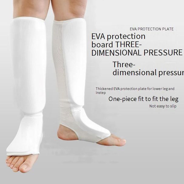 Professional Martial Arts Shin Guards For Kickboxing, Karate, Taekwondo, MMA & Sparring – Lightweight EVA Foam Padding With Adjustable Straps_desvips.com