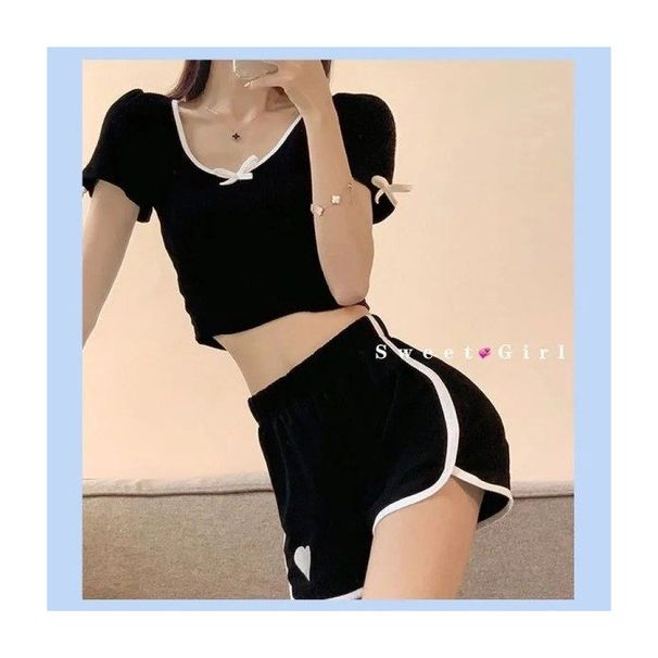 RenMou Summer New Shorts Korean Version Beach Running Bottoms Women Thin Yoga Loose Casual Home Sleeping Hot Pants Trend Exclusive Supply_desvips.com
