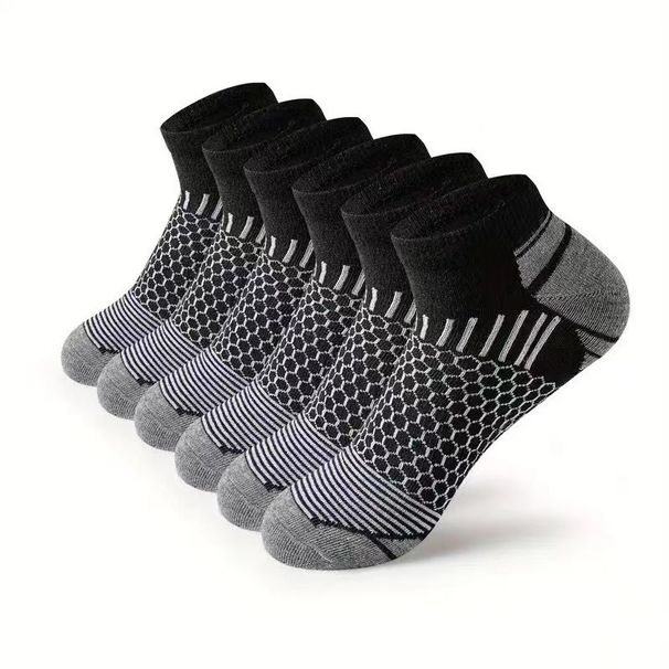 Unisex Sports Running Basketball Outdoor Men's Breathable Wicks Boat Socks_desvips.com