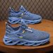 Men's Summer New Lightweight Breathable Sports Low Cut Casual Water Shoes Comfortable Net Upper Rubber Sole_desvips.com