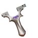 Aluminum Alloy Slingshot Silvery Slingshot 12*8*2 Cm Suitable For Outdoor Competitions, Fitness Shooting, Hunting, Fishing And Games_desvips.com
